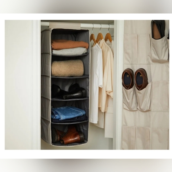 5 Shelf Hanging Closet Organizer - Picture 5 of 6